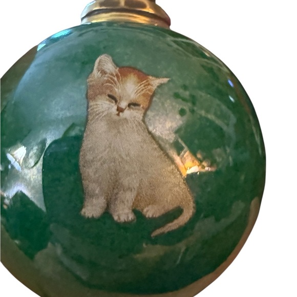 Bradford Editions Kitten Porcelain Ornaments “Prairie Frolic” & “Meadow Musings” - Picture 7 of 10